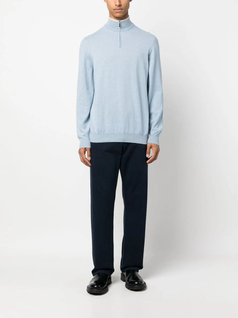 Favonio quarter-zip cashmere jumper